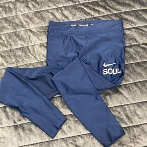 Nike running pants from SoulCycle